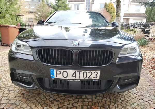 BMW Seria 5 cena 79000 przebieg: 159940, rok produkcji 2015 z Poznań małe 326